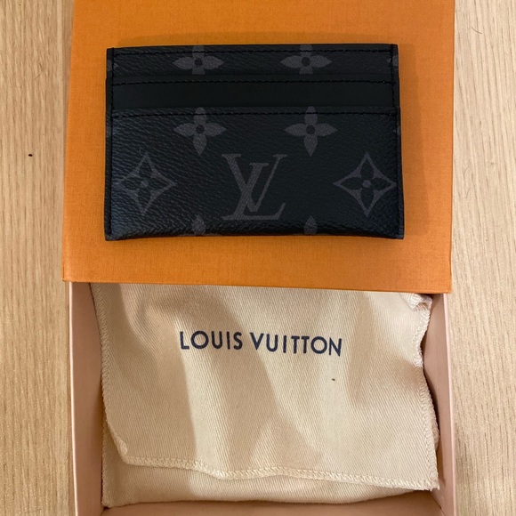 Authentic LV Portes Cartes Double in Eclipse - Picture 1 of 6